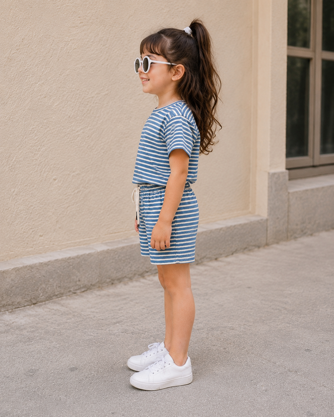 Sorrento Unisex Stripe Lounge Co-ord Set