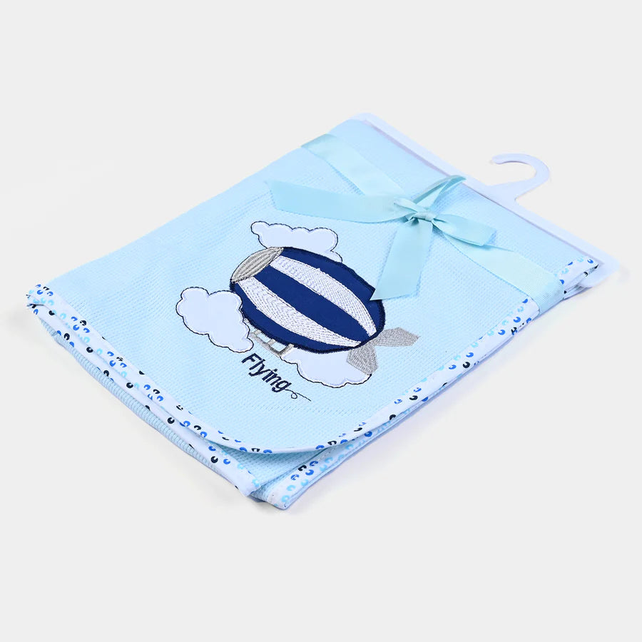 Air Balloon Premium Quality Knitted Cotton Baby Wrapping And Receiving Sheet