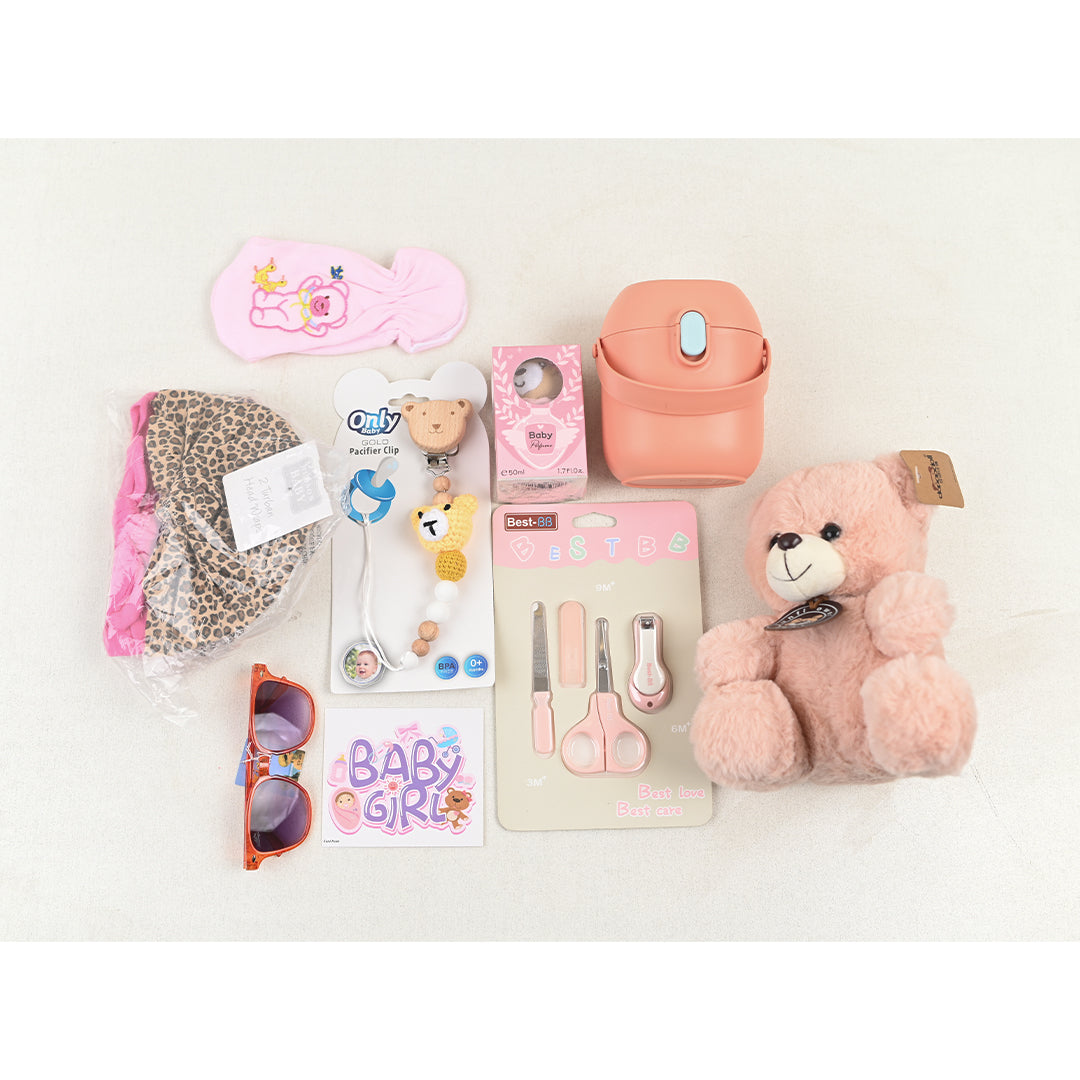 Girl's Tall Gift Basket