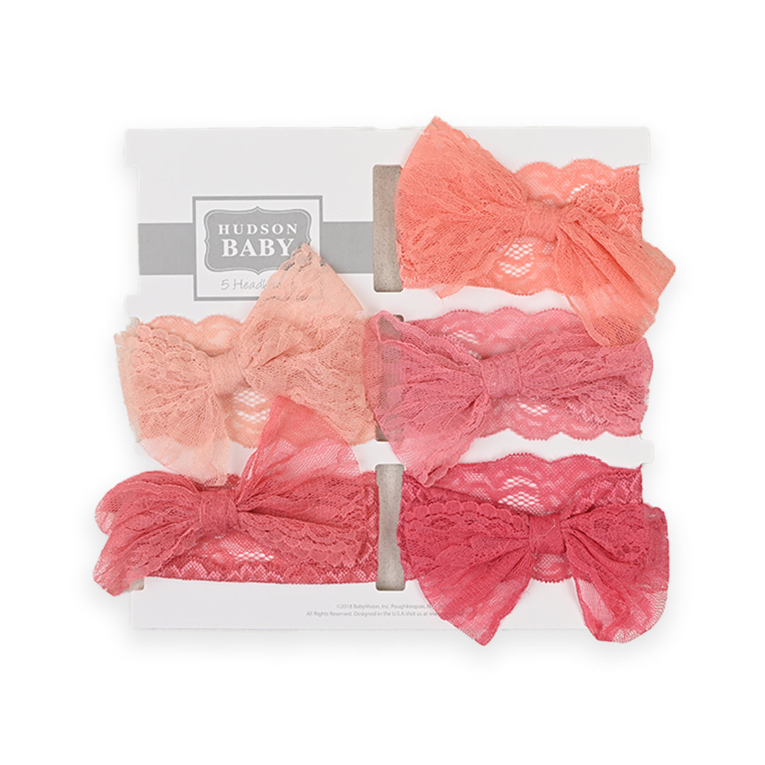 Hudson Premium Net 5 Piece Headband Gift Set