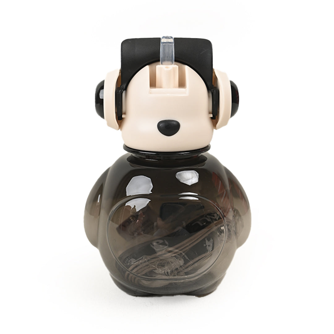 Baseball Boy Drinking Water Bottle Black