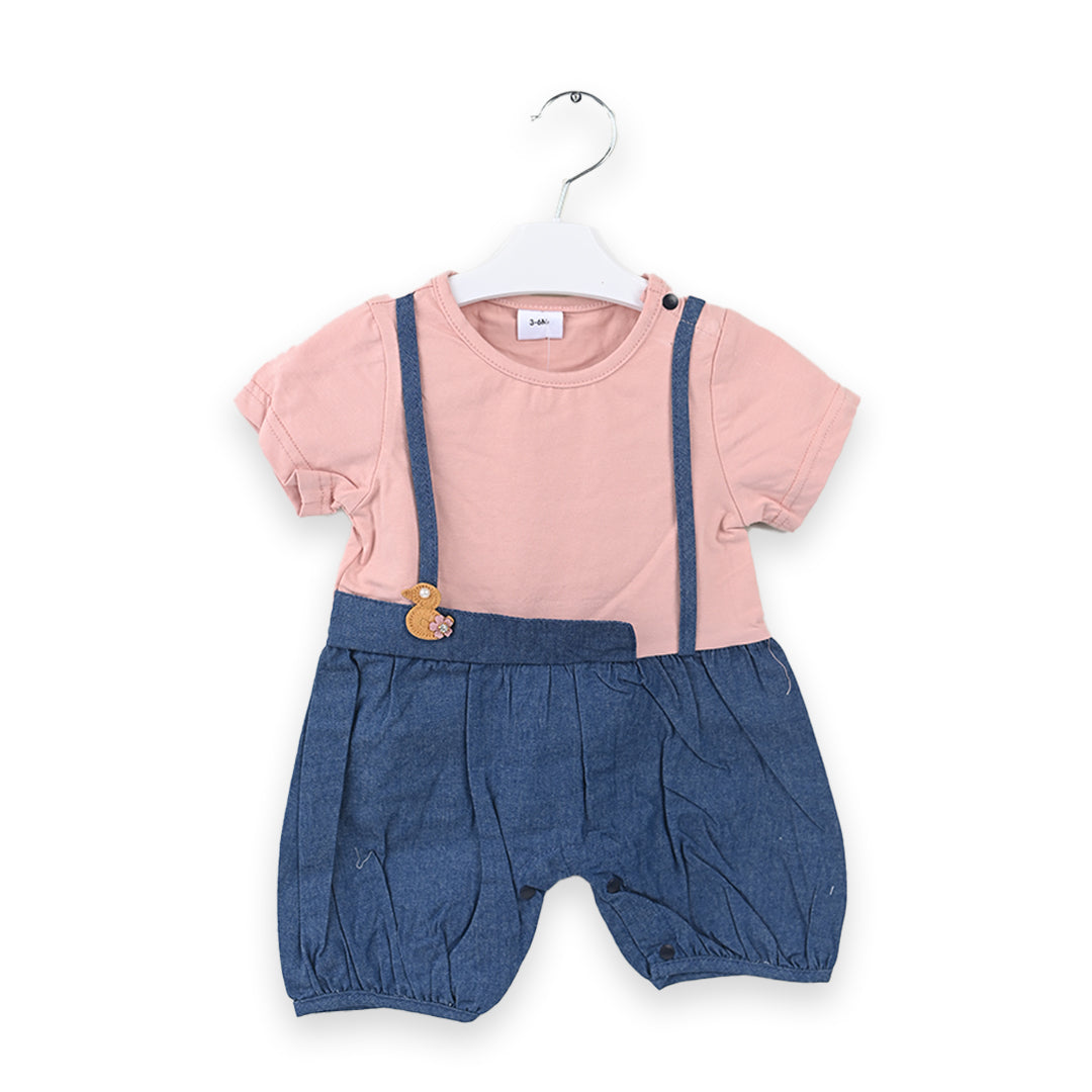 Pink Blue Summer Romper