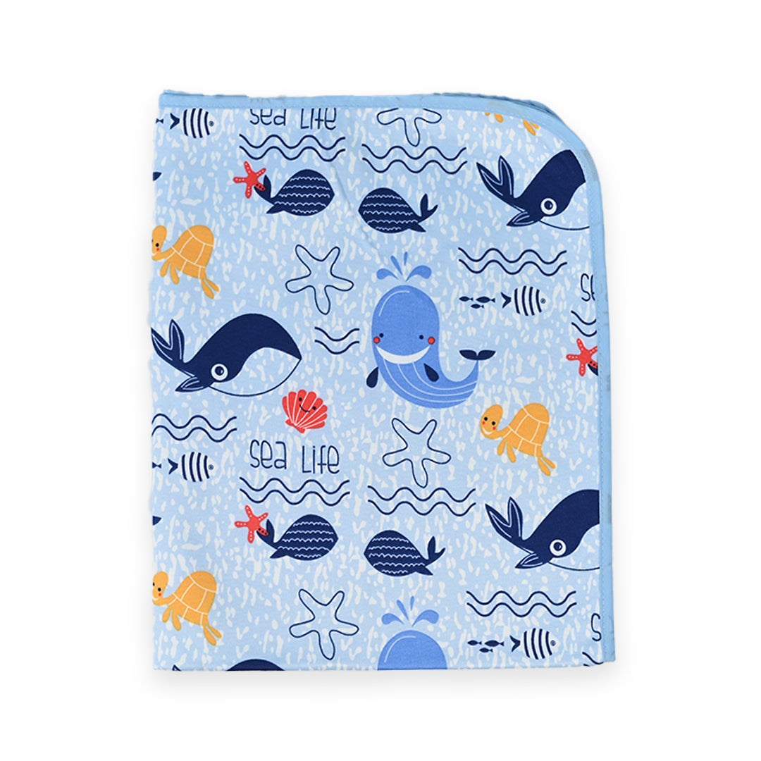 Imported Ocean Life Diaper Changing Sheet