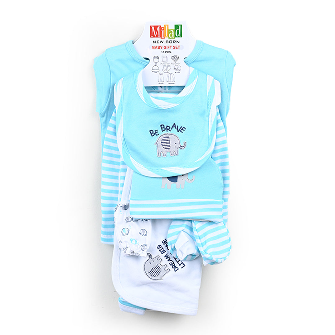 Be Brave Elephant 10 Piece Summer Starter Set Blue