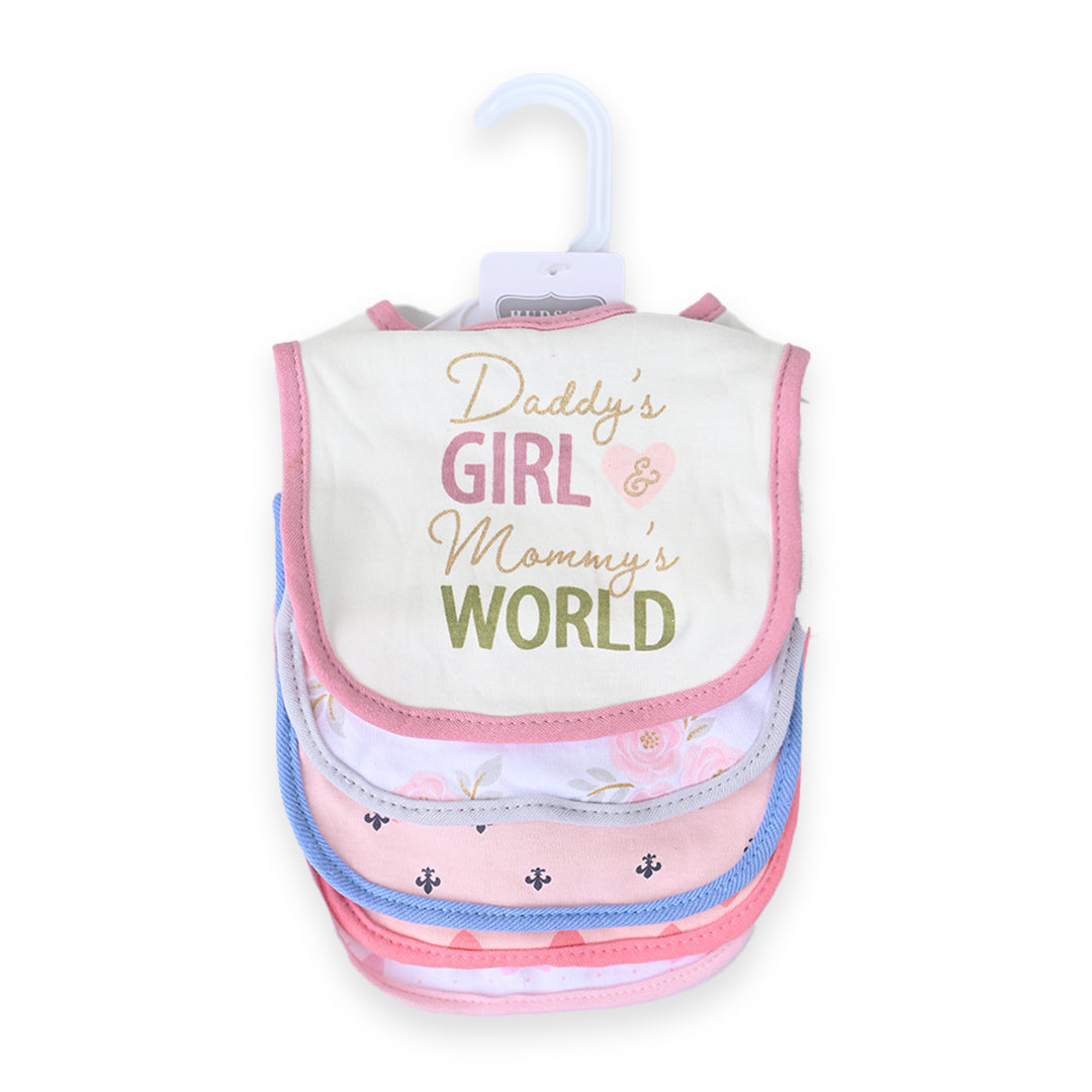 Hudson Daddy's Girl 5 Piece Bib Set