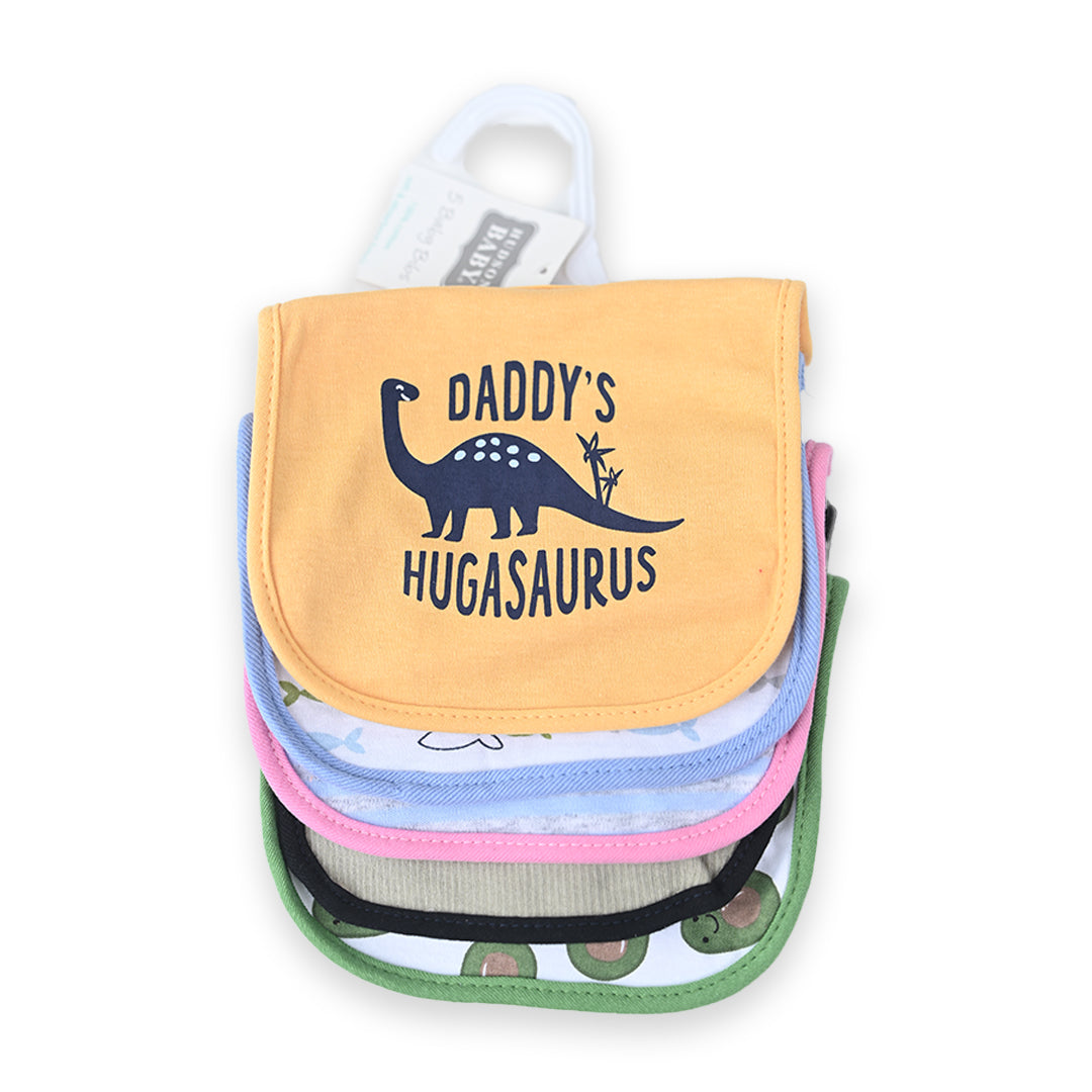 Hudson Hugasaurus 5 Piece Bib Set