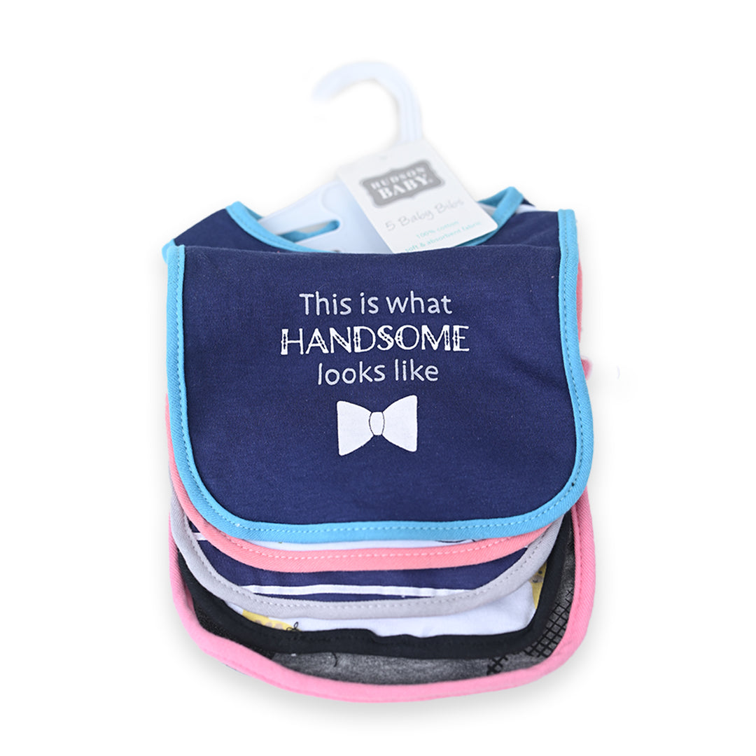 Hudson Handsome 5 Piece Bib Set