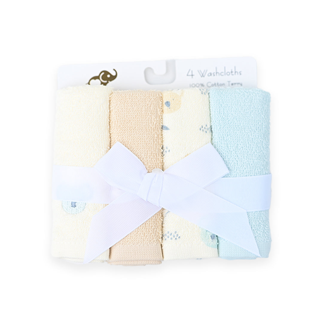 Cute Kuala 4 Piece Face Towel Gift Set