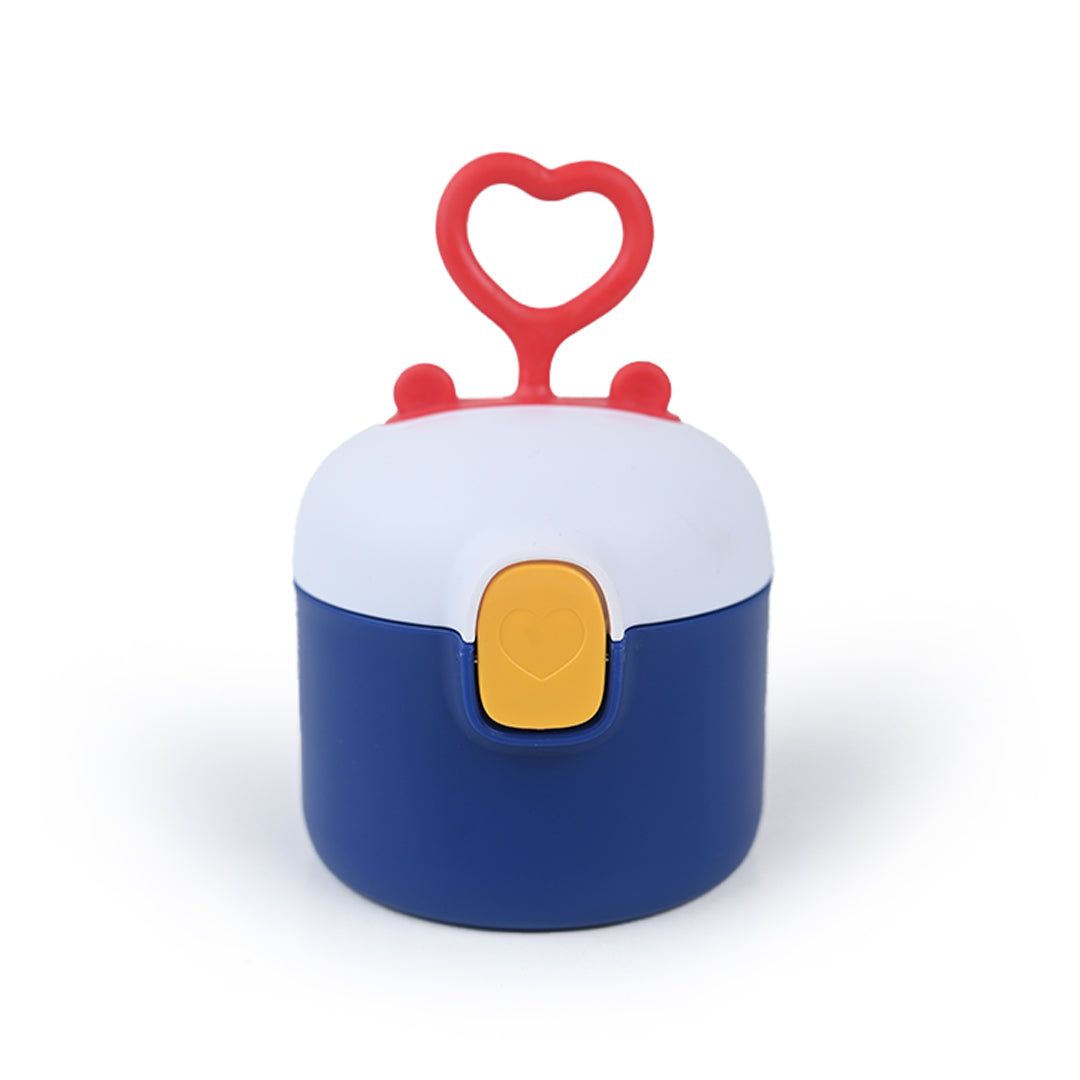 Heart Medium Milk Container Blue