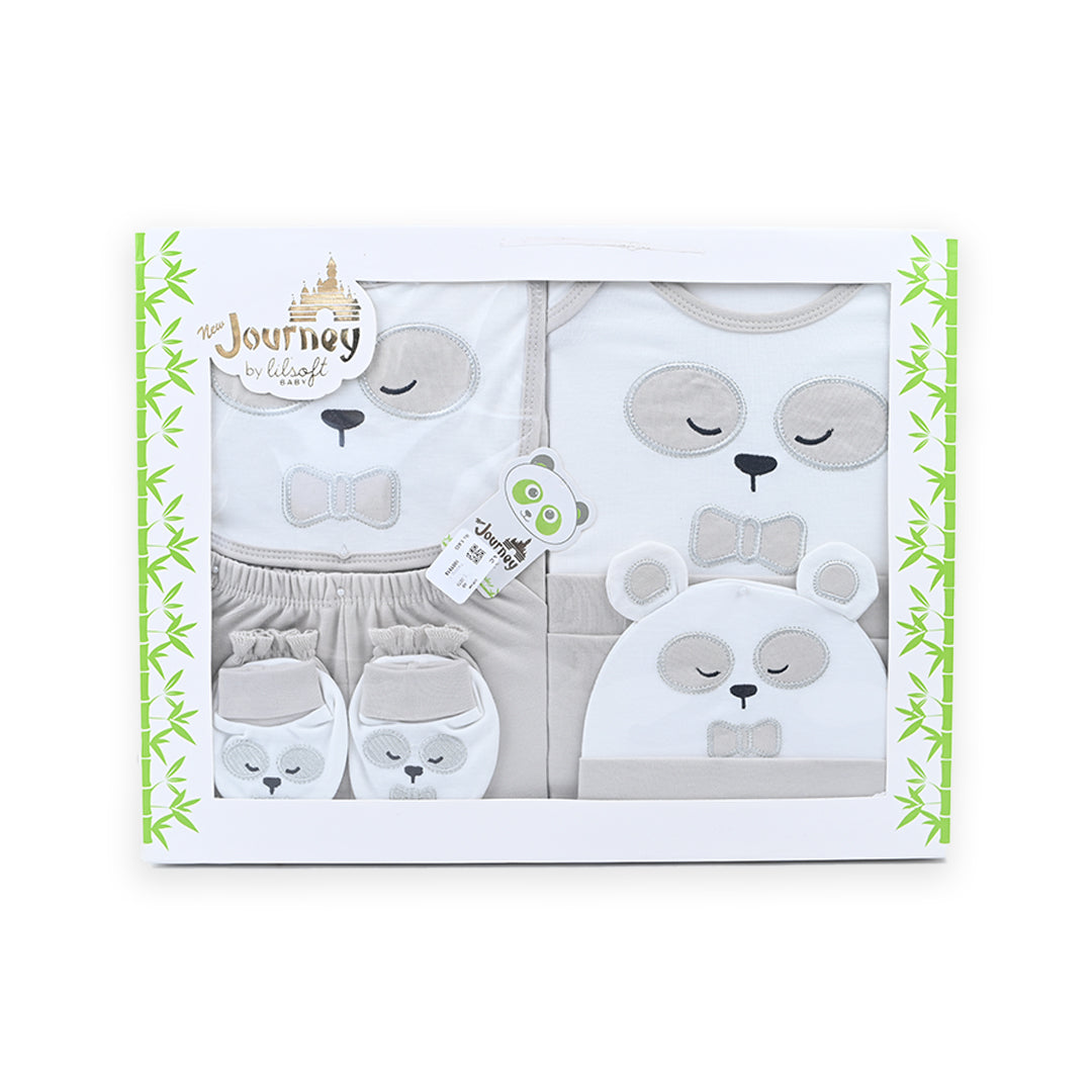 Sleepy Panda 10 Piece Starter Set Gift Box Grey