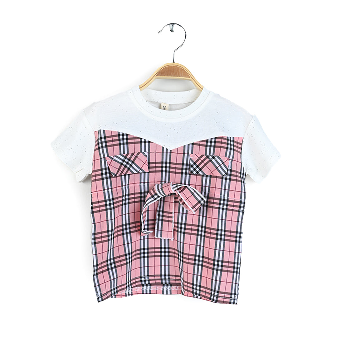 Check Burberry Baby Frock - Baby Co