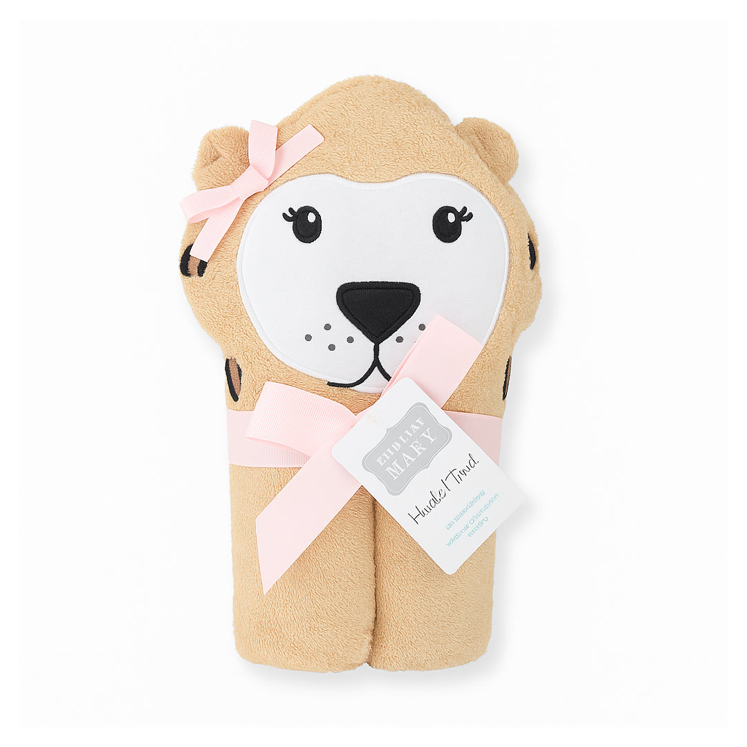Cute Cheetah Hooded Bath Towel