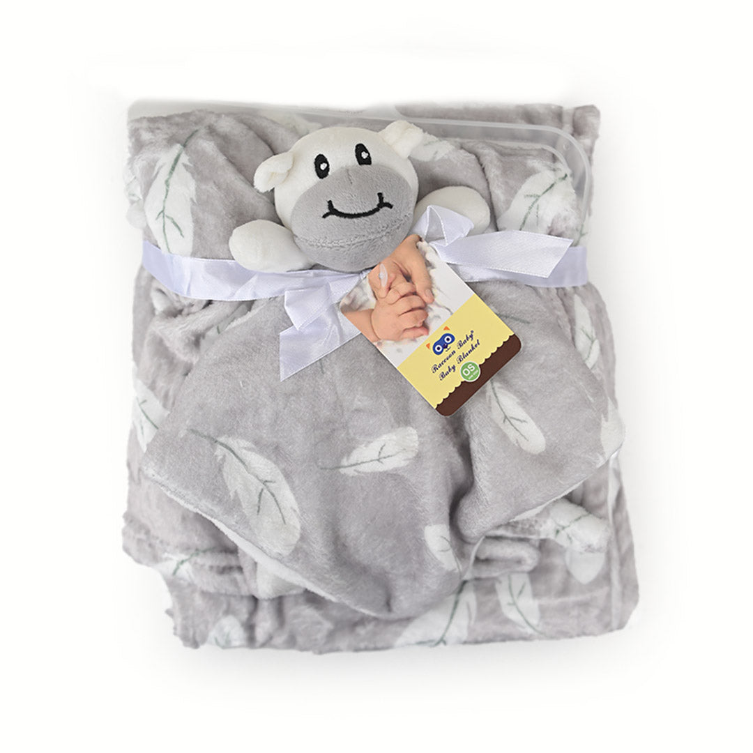 Smiley Cow Security Blanket Set