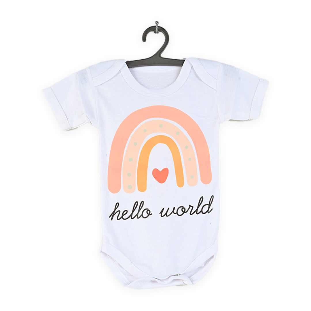 Hello World Economical Bodysuit - Baby Co