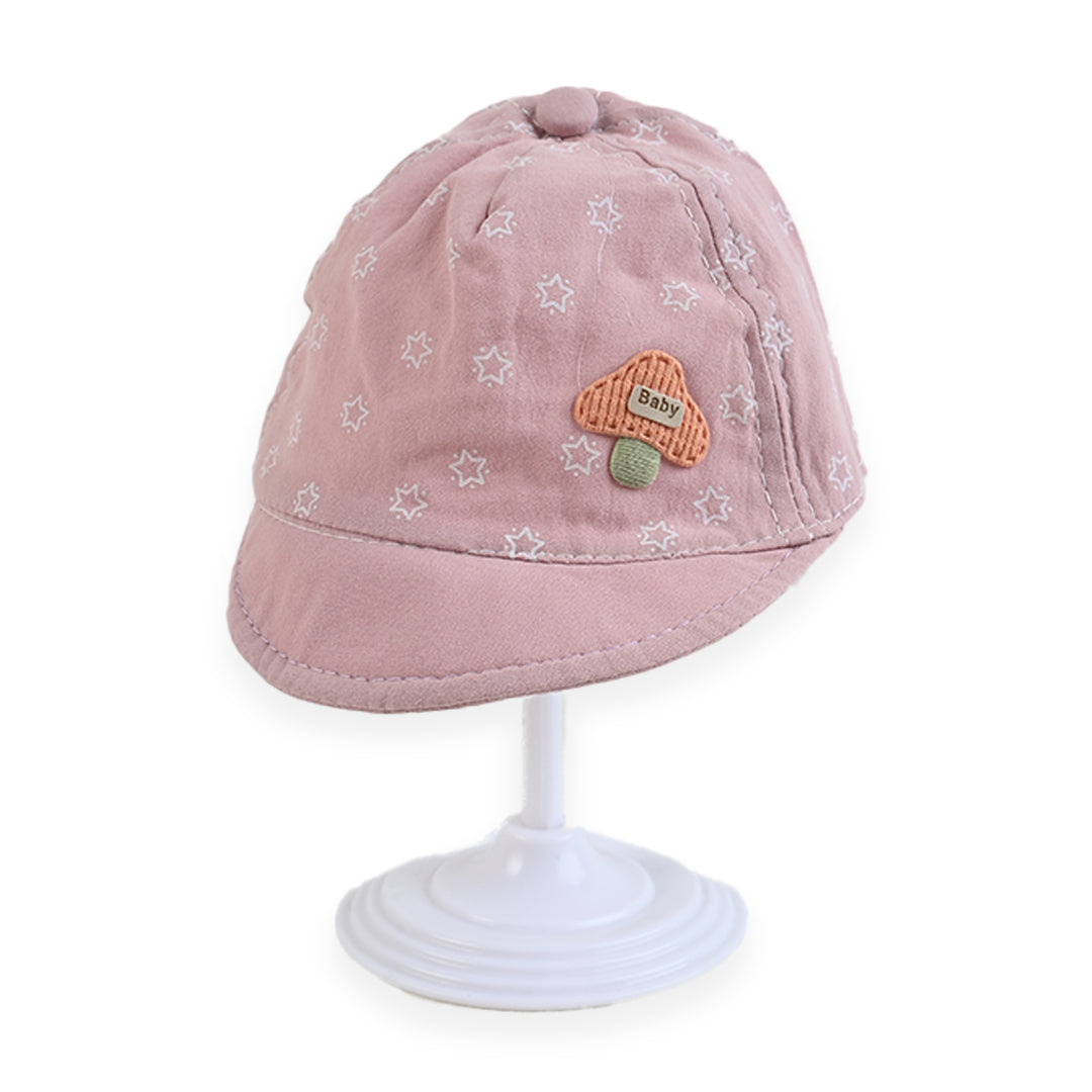 Star Baby Cap Tea Pink 3-12M