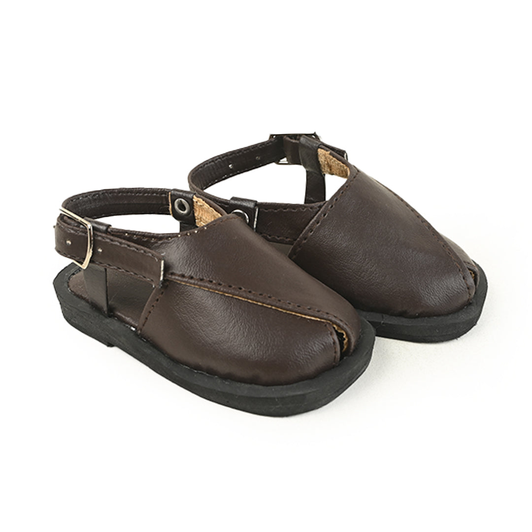 Chocolate Kaptan Chappal - Baby Co