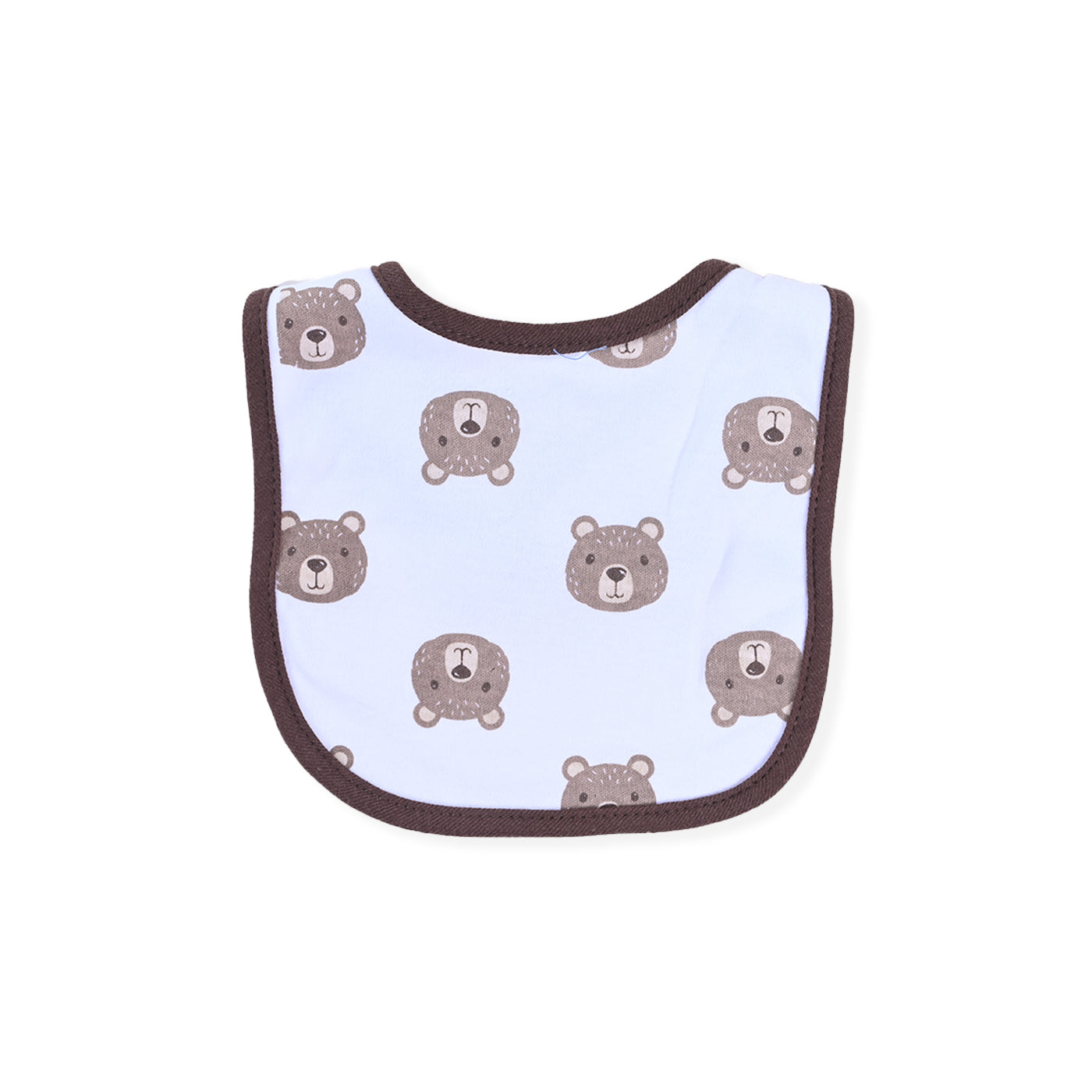 Little Brown Bear 5 piece Bib Set With Booties - Baby Co