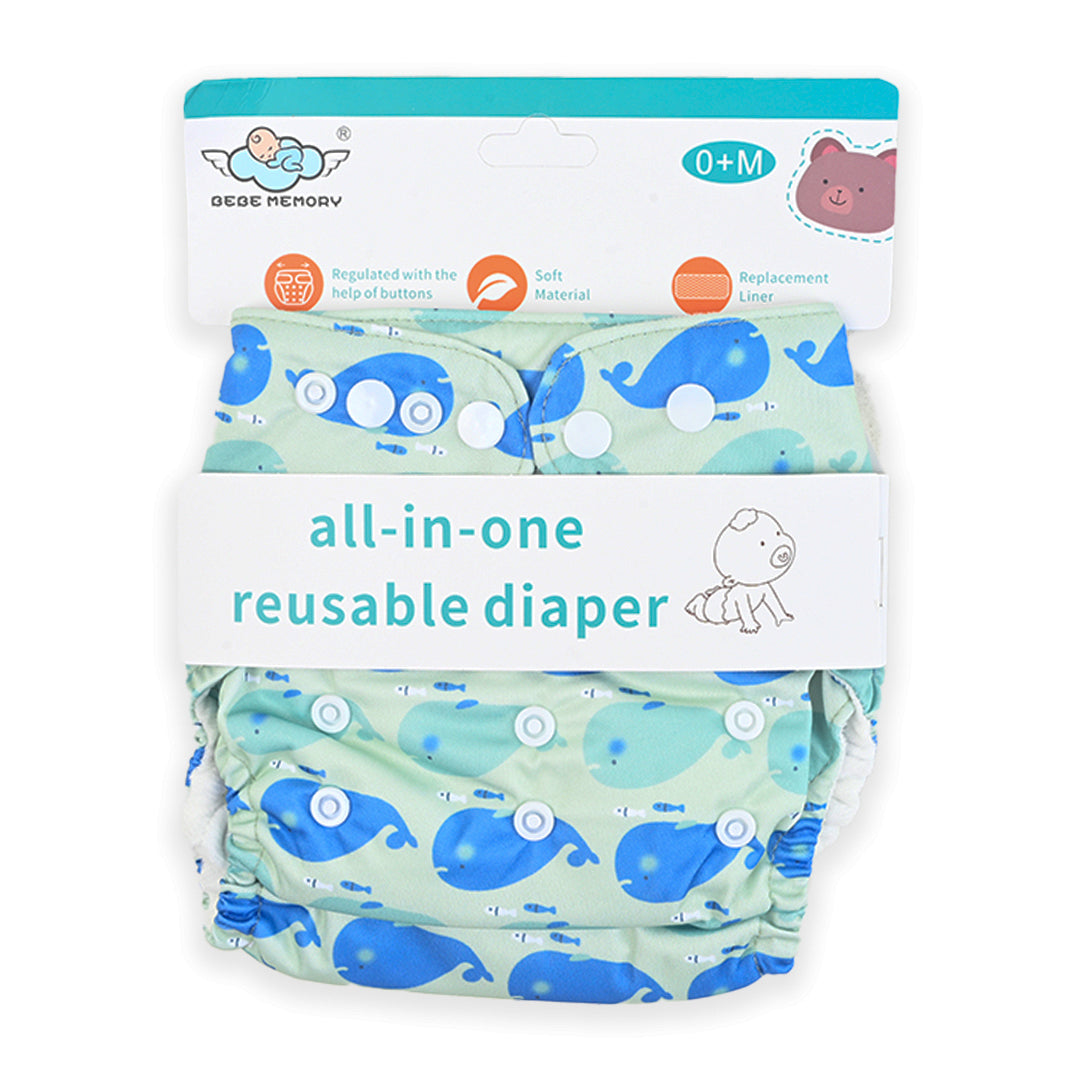Reusable Cloth Diapers – Adjustable & Soft