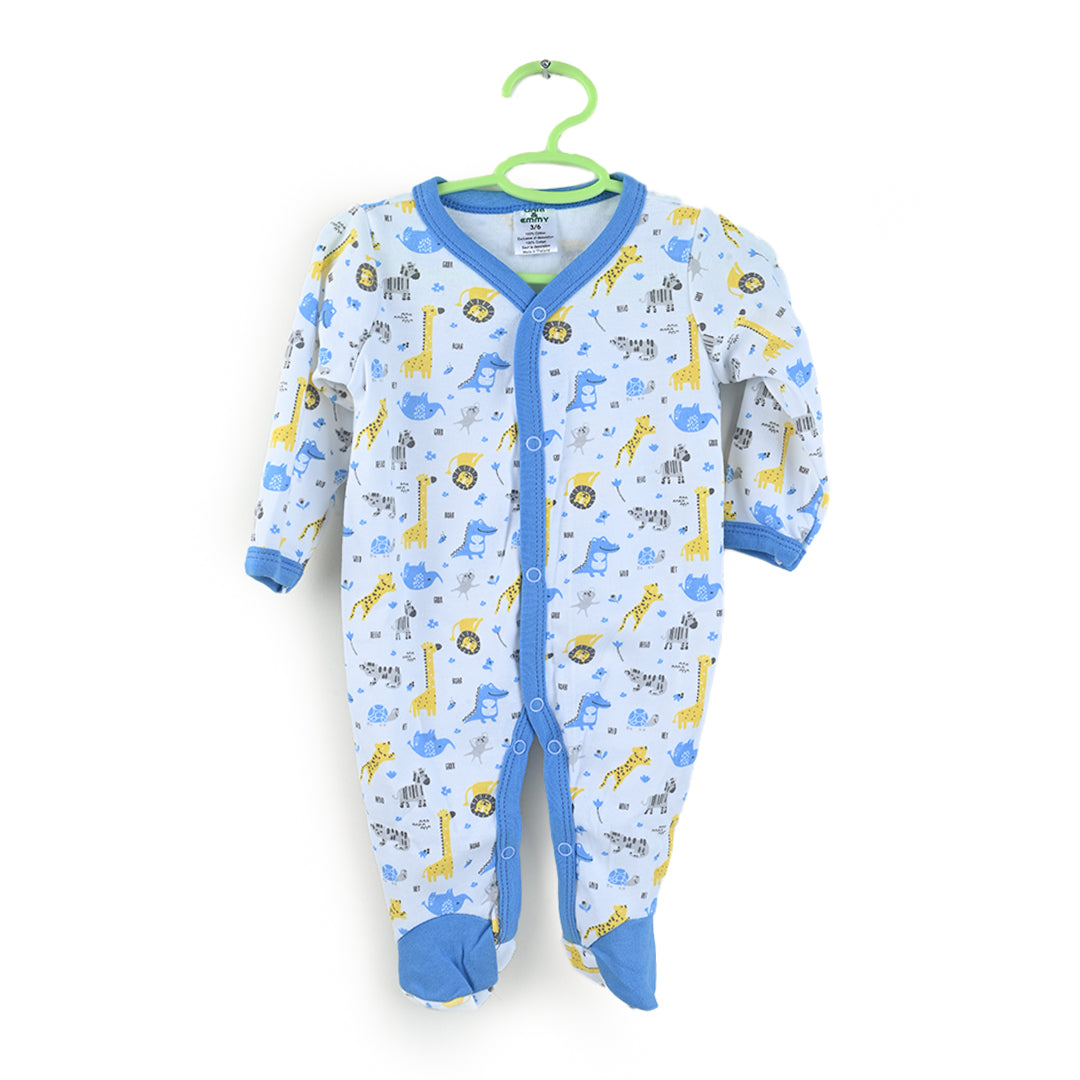 Girrafe Full Sleeves Romper 3-6M