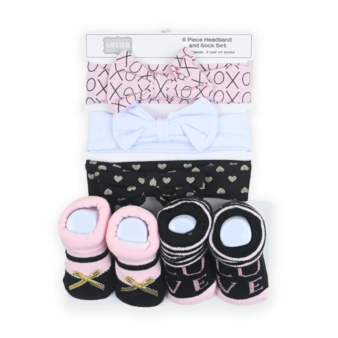 Love Band Set With Booties