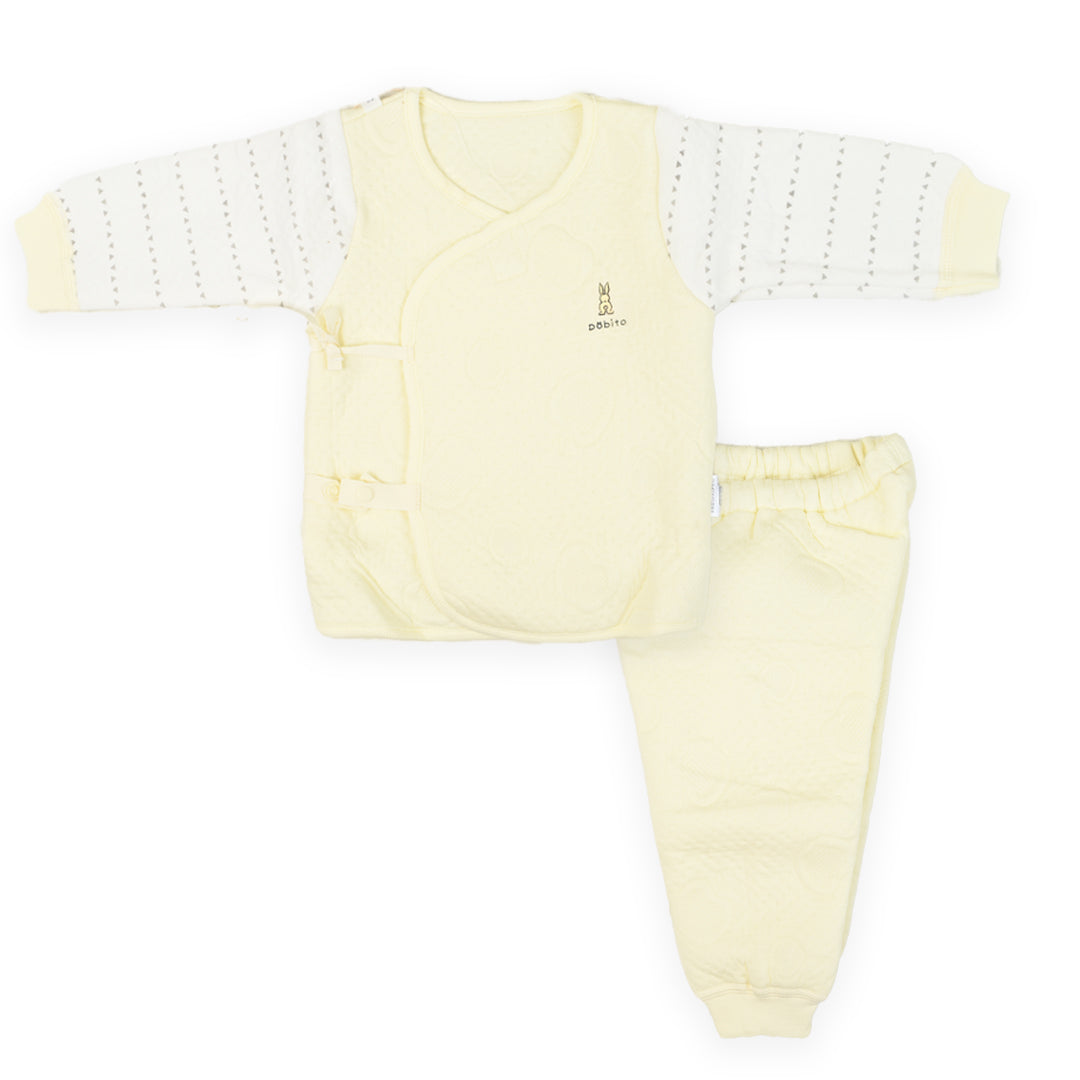 Rabbit Cloud Quilted Shirt And Pajama Lime