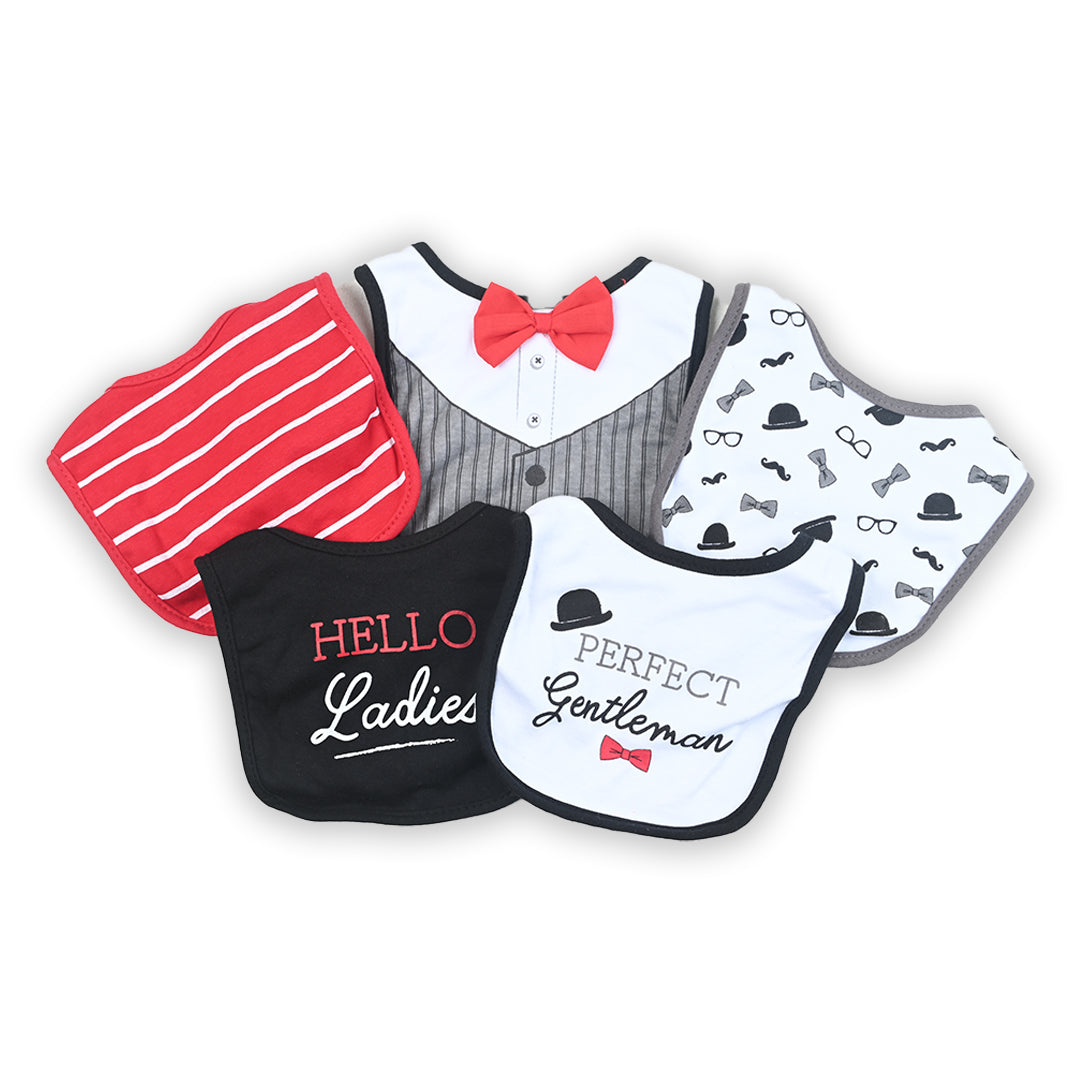 Hello Ladies 5 Piece Bib Set - Baby Co