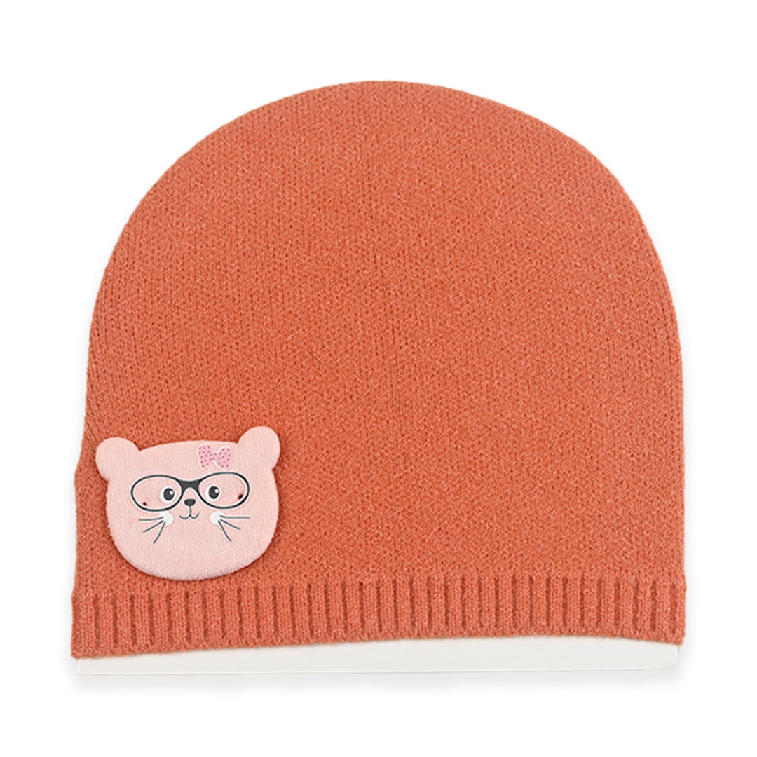 Lite Wool Caps Kitty Burnt Orange