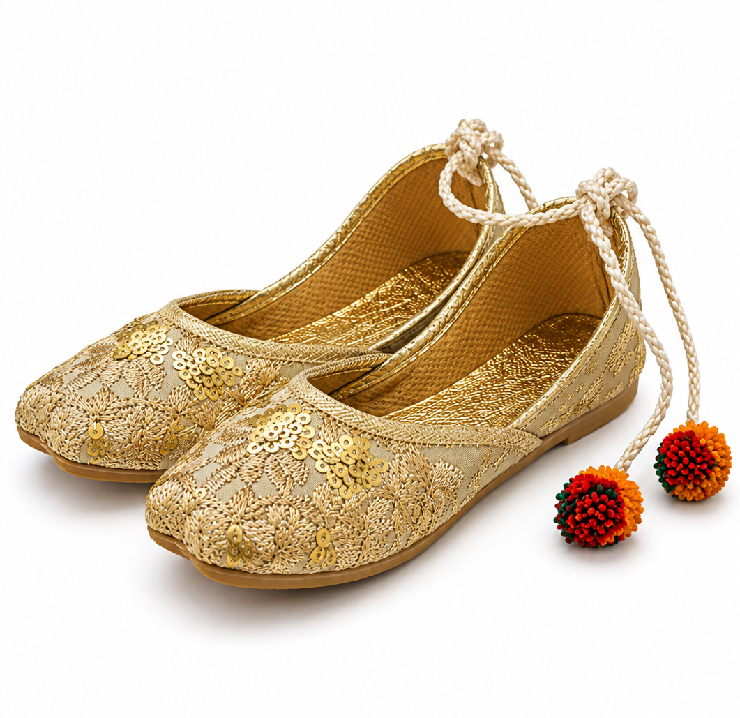 Gold Dust Baby Khussa