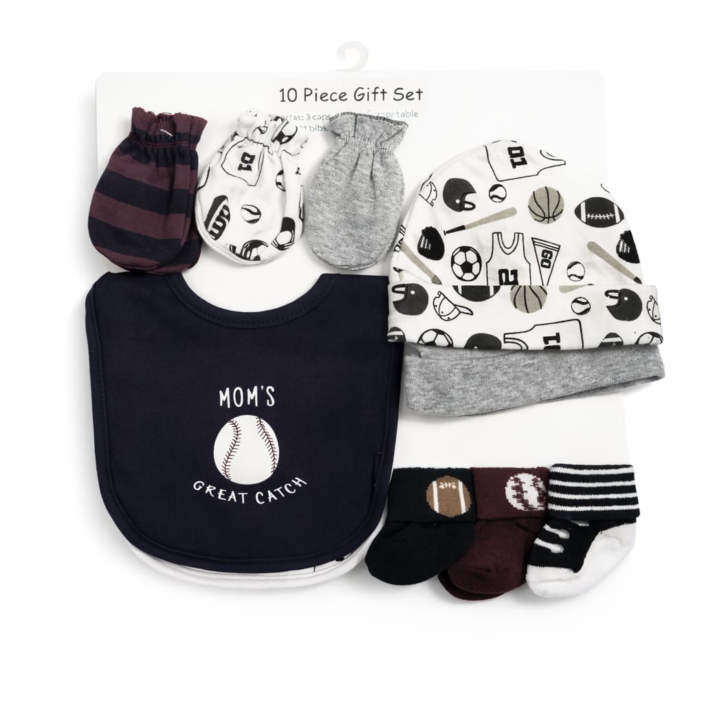 Newborn Baby Essentials Gift Set – (10-Piece Unisex Set) Ball