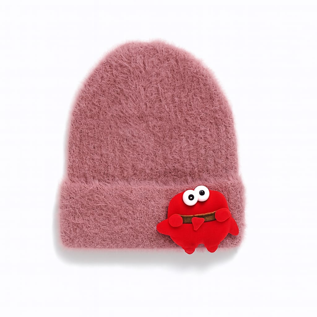 Cartoon Fluff Warm Wool Caps
