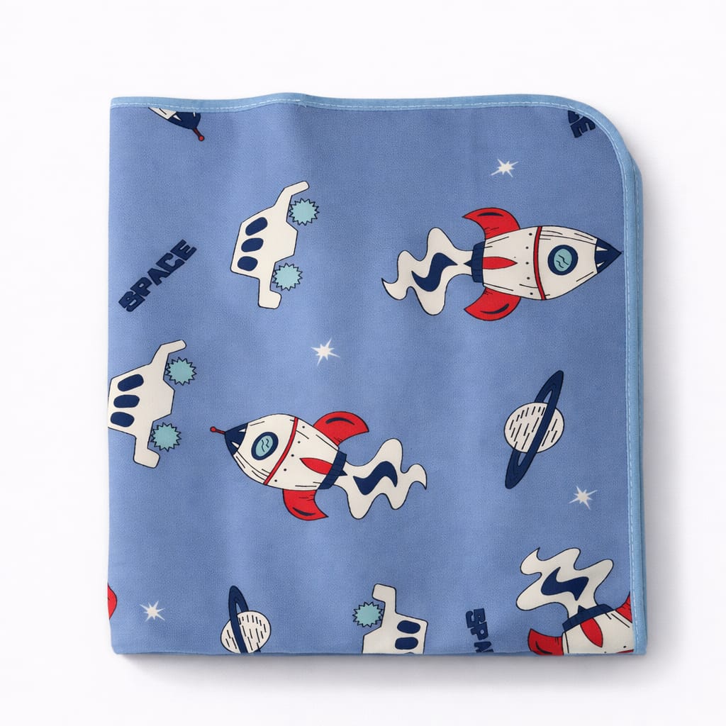 Rocket Diaper Changing Sheet Imported