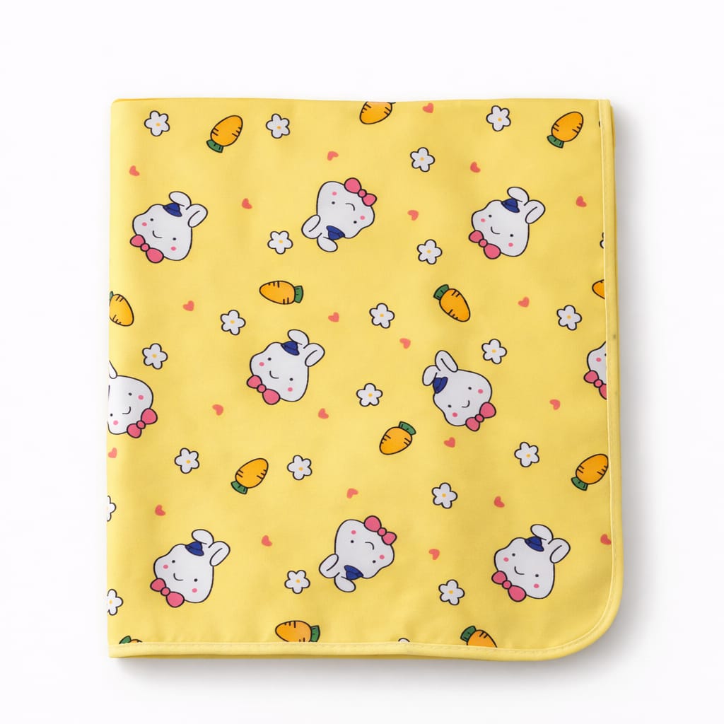 Bunny Carrot Diaper Changing Sheet Imported