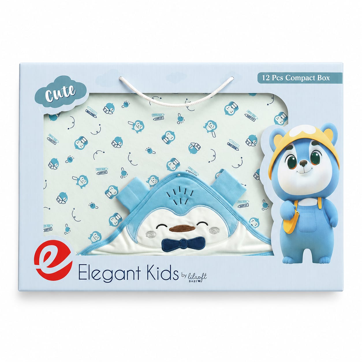 Elegant Penguin 12 Piece Unisex Starter Set Gift Box