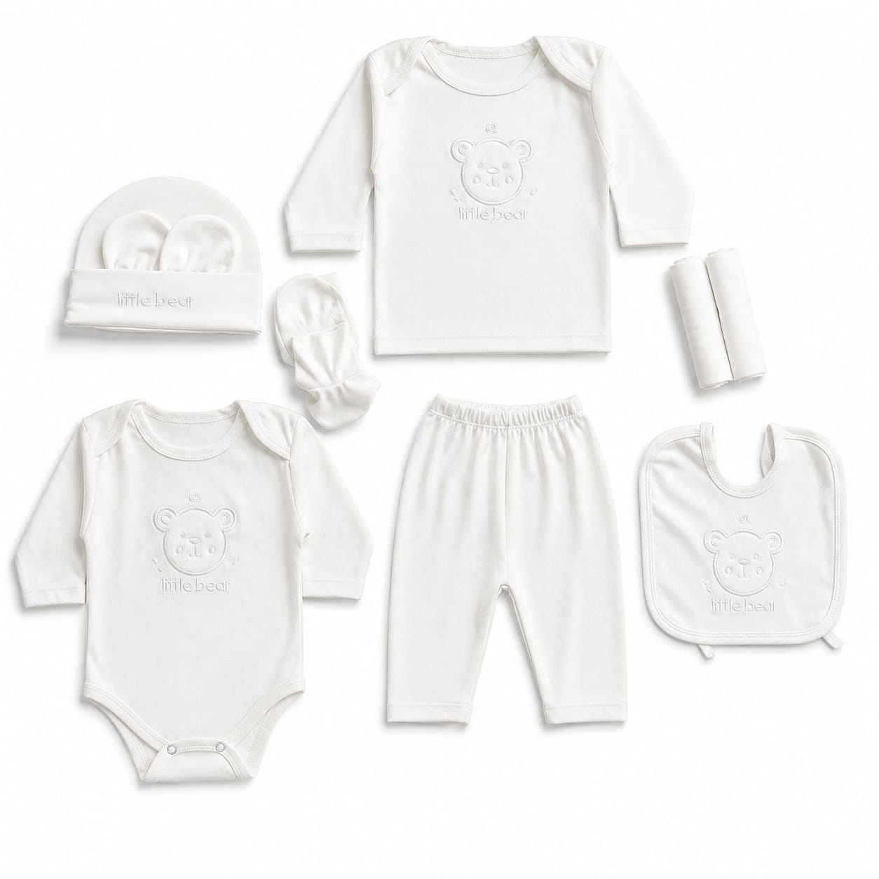 all white 10 piece summer starter set