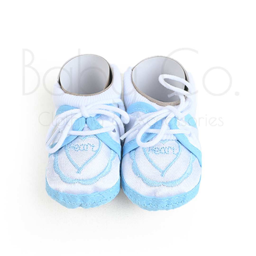 Plain Fabric Booties - Baby Co