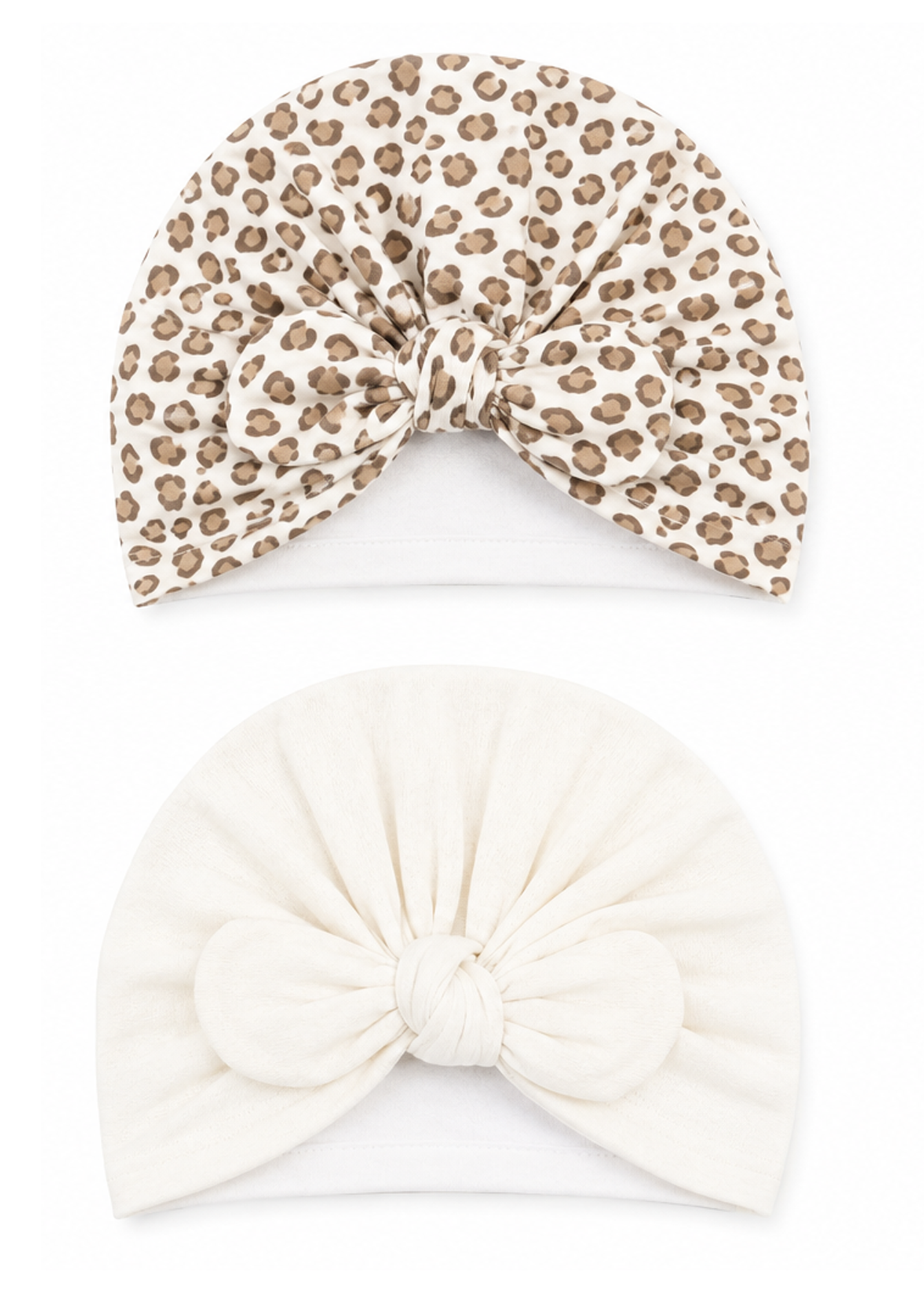 Hudson 2 Pcs Cotton Turban Caps Set 2