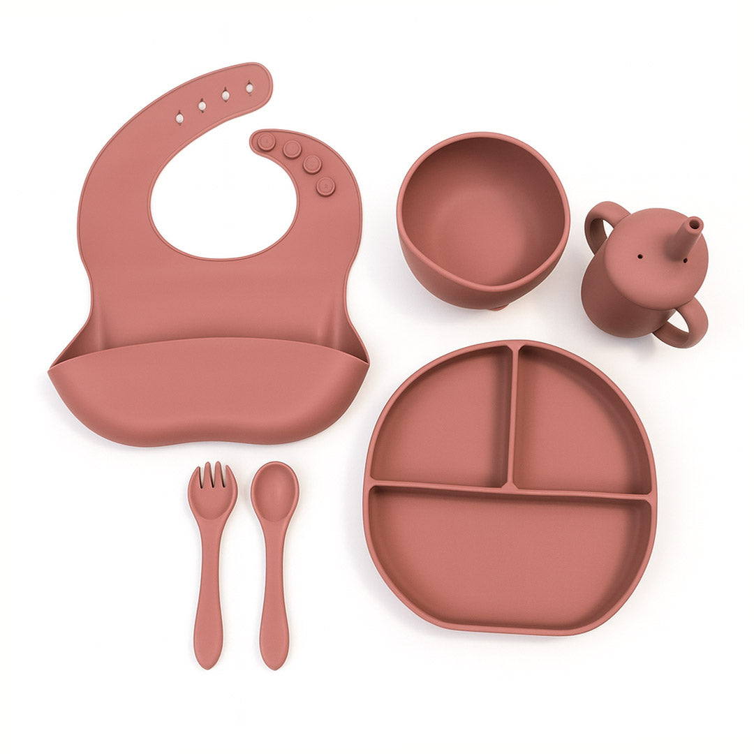 Silicone Baby Feeding 7 Piece Bowl Set