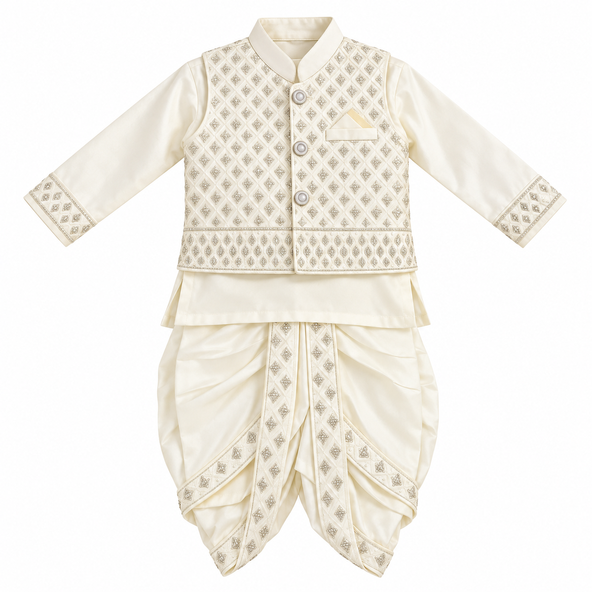 Ivory Royale Prince Dhoti Kurta