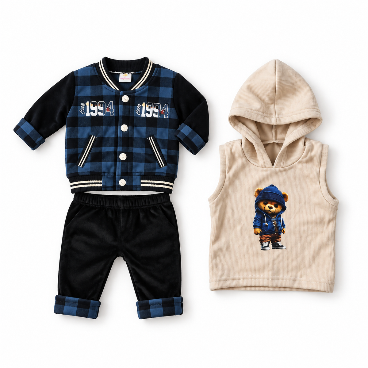 Little Urban Bear 3-Piece Winter Set