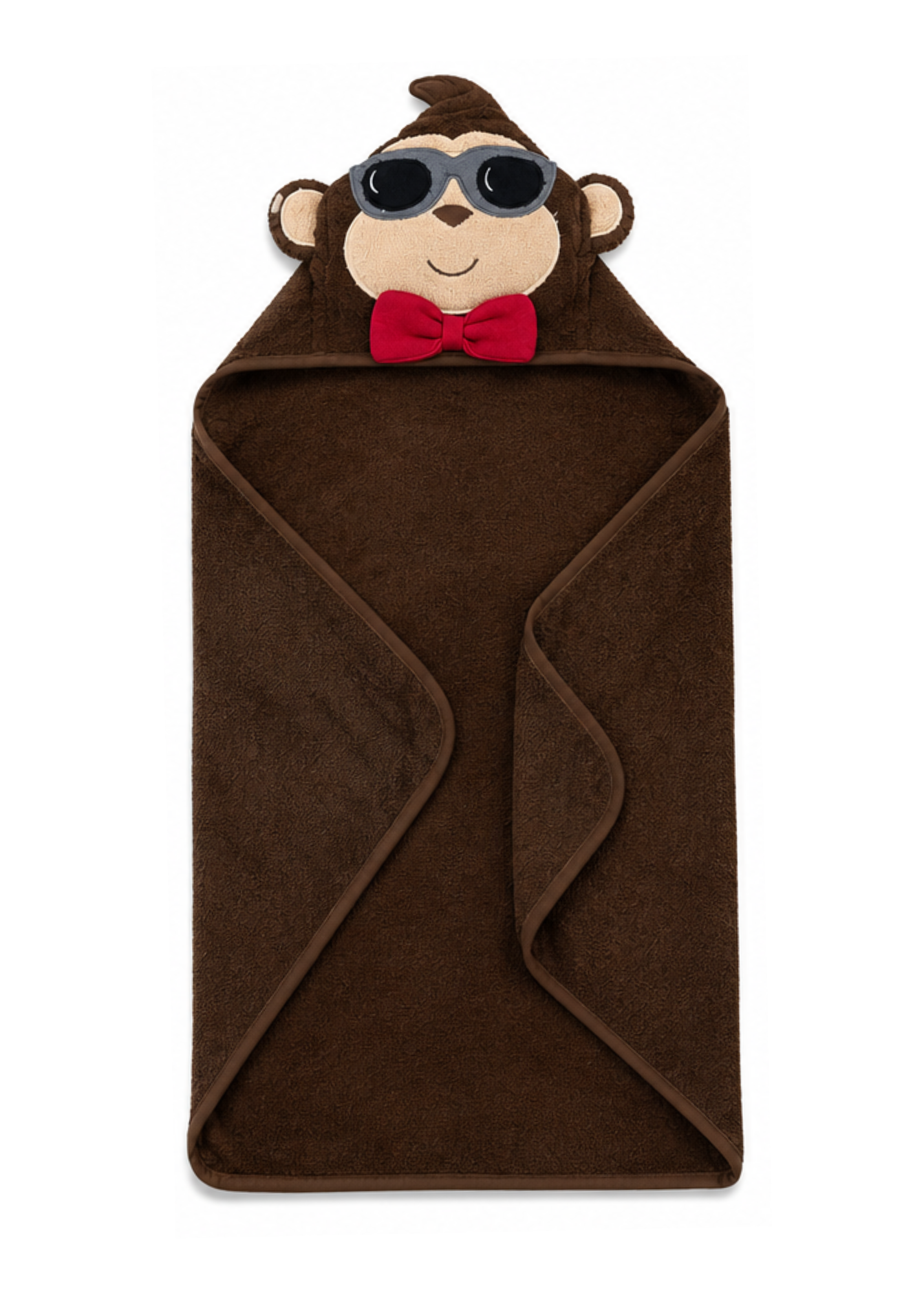 Hudson Monkey Hooded Bath Towel
