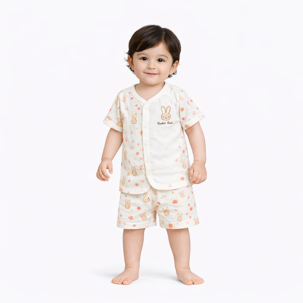 Rabbit Cotton Night Suit
