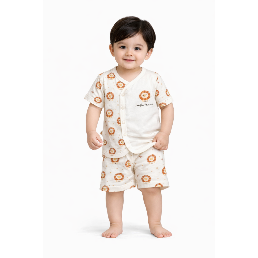 Jungle Cotton Night Suit