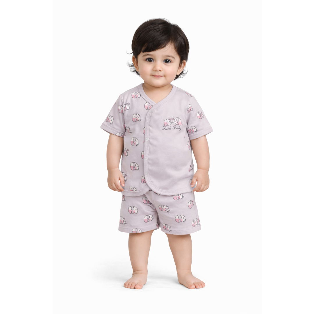 Elephant Cotton Night Suit