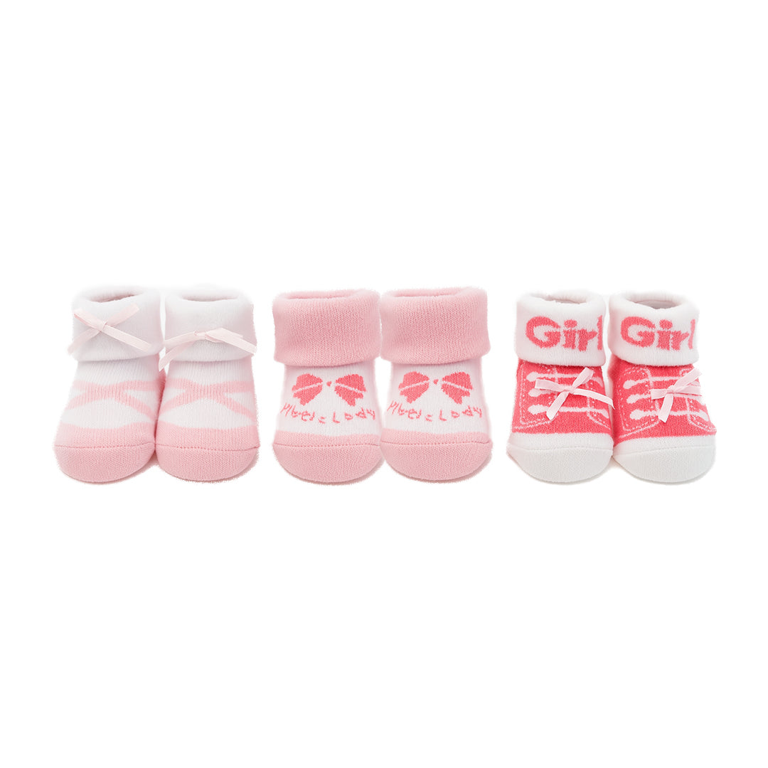Bow Girl 3 Pcs Socks Gift Set