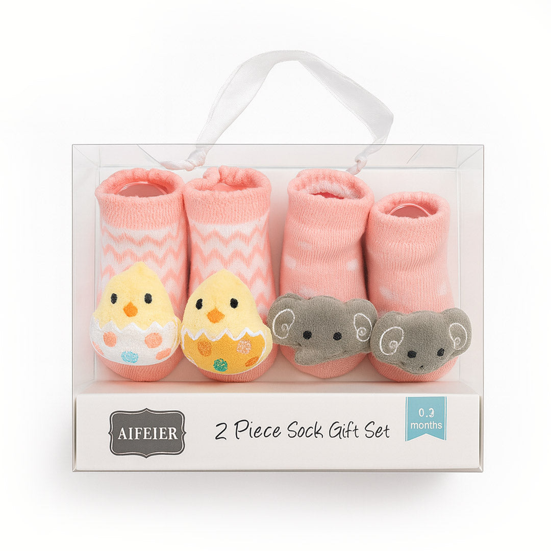 Duck 2 Piece Socks Gift Set