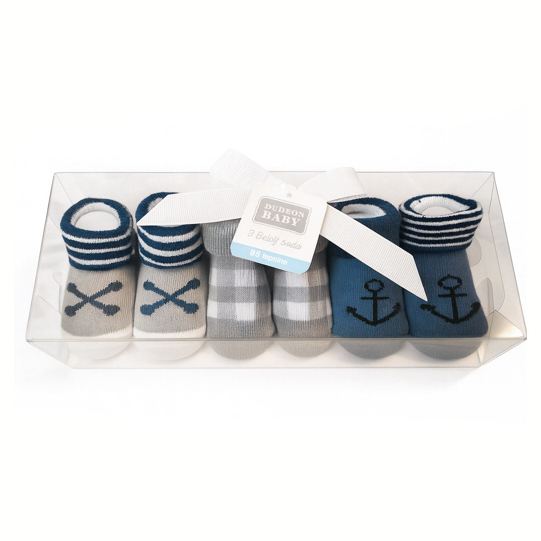 Anchor Newborn Socks Pack Of 3