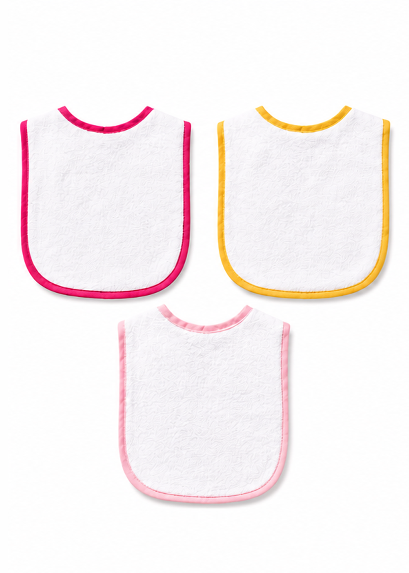 Cherry Sweet Hudson Baby 3 Piece Cotton Terry Bib Set