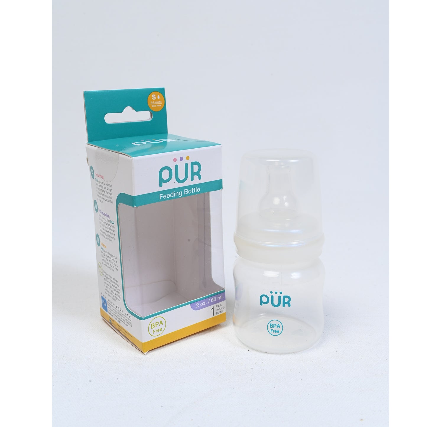 Pur 60ML Feeding Bottle - Baby Co