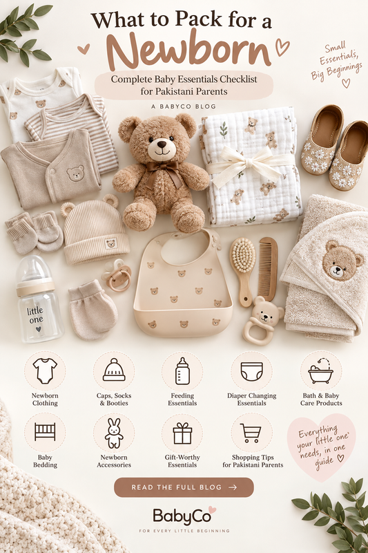 Newborn baby essentials checklist for Pakistani parents