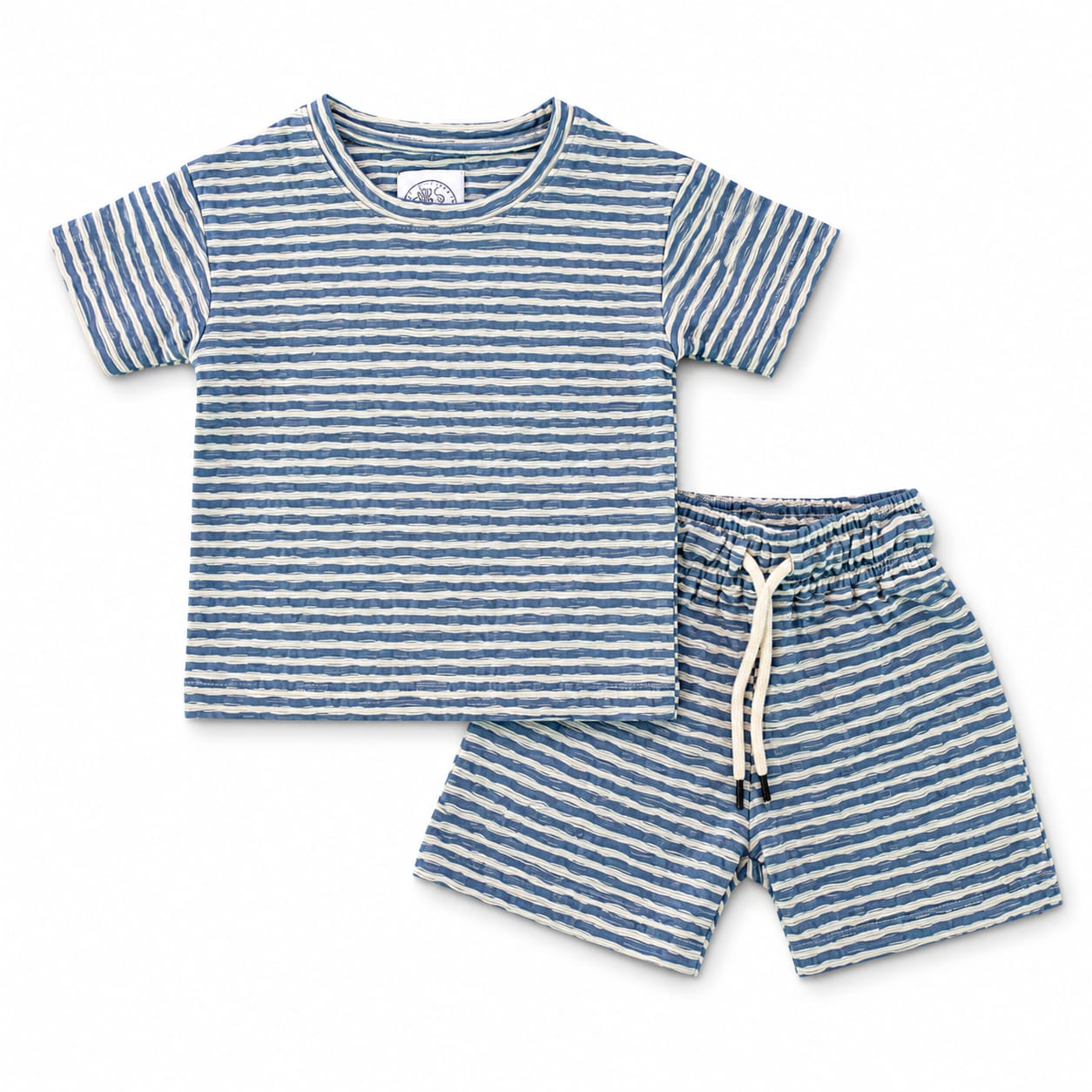 Sorrento Unisex Stripe Lounge Co-ord Set